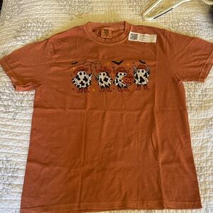 Orange Halloween Graphic T-Shirt